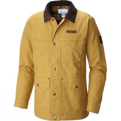 Columbia Loma Vista Flannel Overshirt - Férfi Dzseki - Sárga (Magyarország UZN049532)